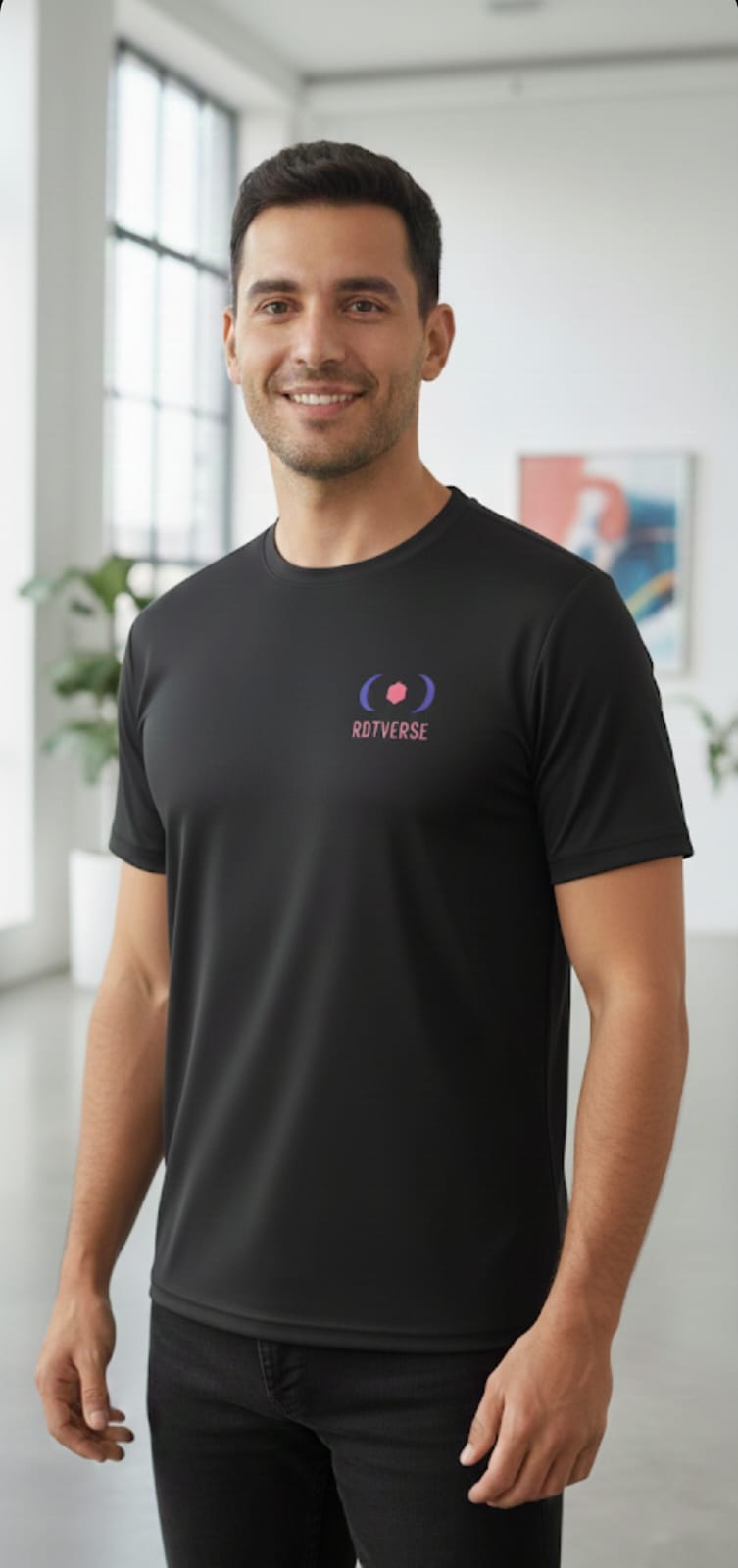 SİYAH KISA KOL TİŞÖRT